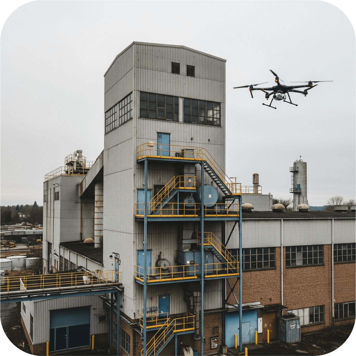 Inspeccion Industrial con drone